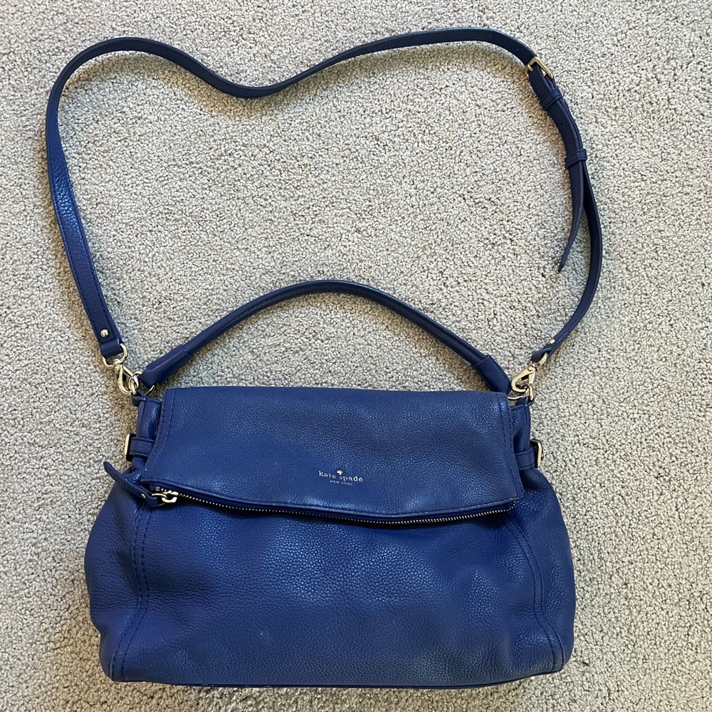 Cobalt Blue Kate Spade Purse